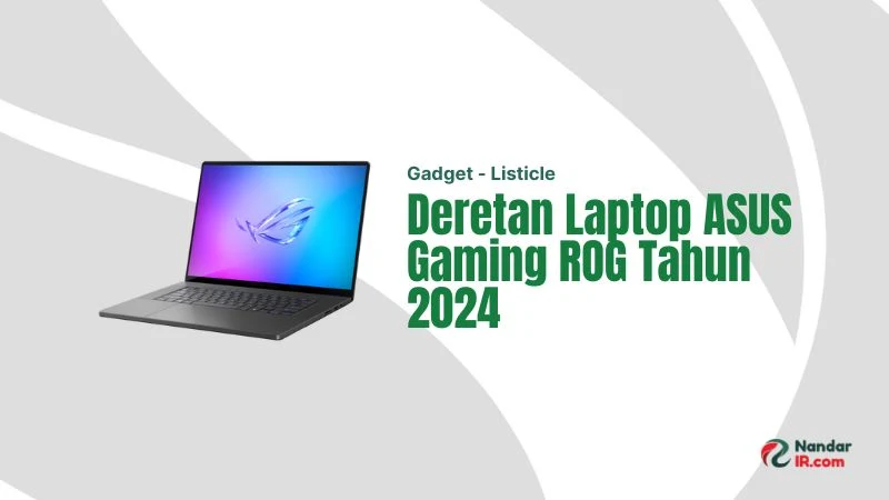 laptop asus rog terbaru tahun 2024